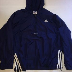 blue adidas windbreaker